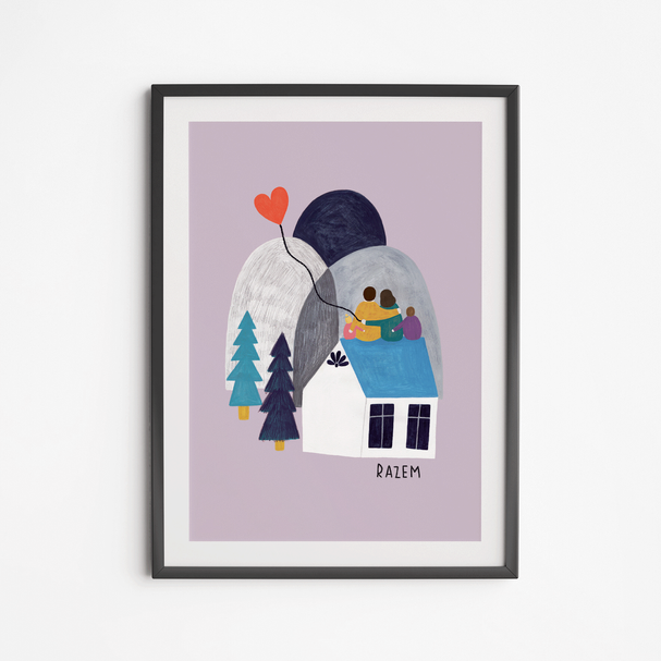 Personalized Poster Let's Be Together