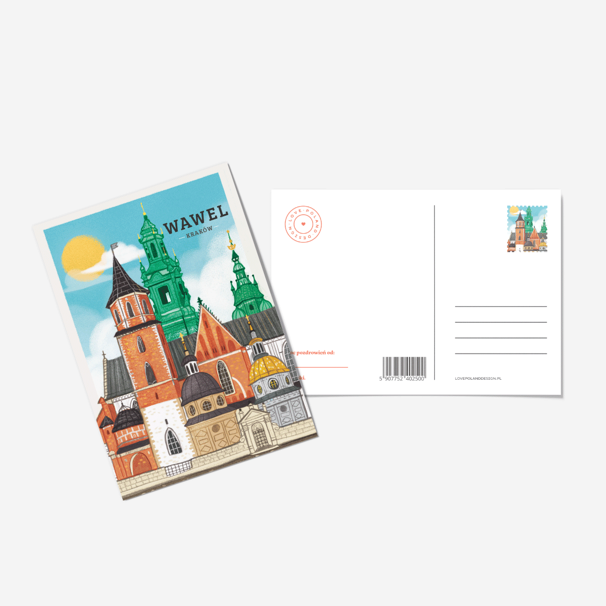 Pocztówka Wawel