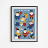 Poster Wroclaw Dwarfs 40x50