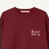 Sweatshirt Dzień Dobry Burgundy