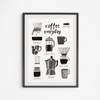 Coffee Everyday Poster 21x30