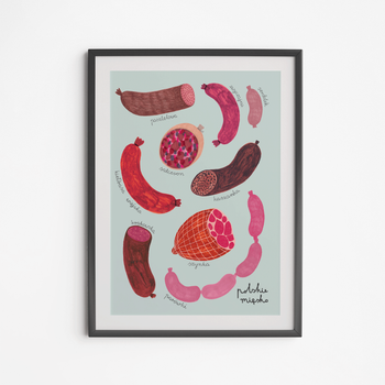 Poster Polish Meat 50x70