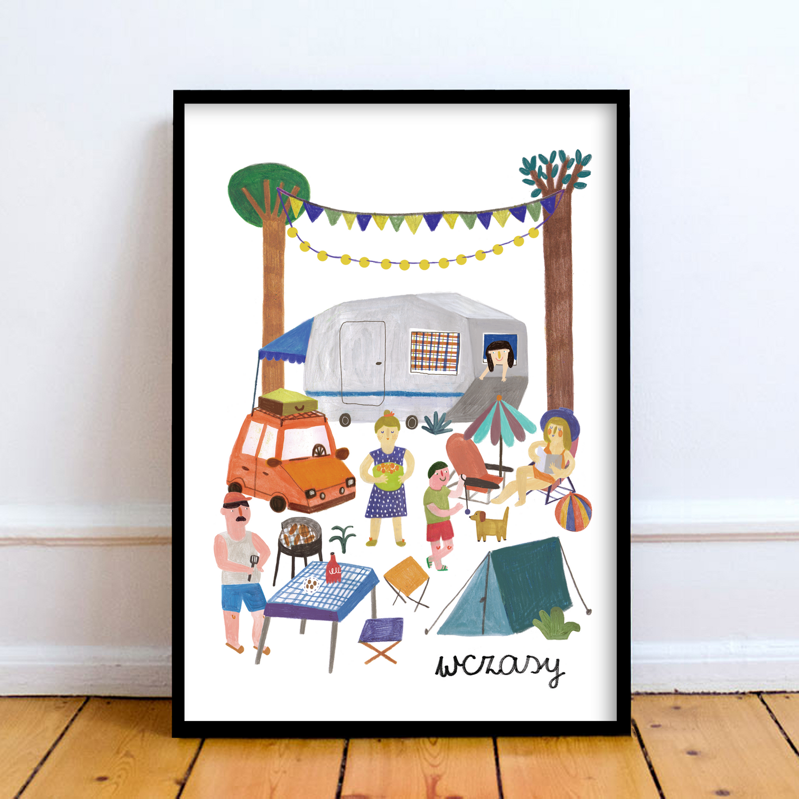 Plakat Wczasy 21x30