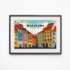 Plakat Warszawa Rynek Starego Miasta 30x40