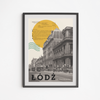 Plakat Łódź Piotrkowska Kolaż 30x40