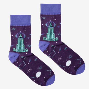 Socks Warsaw Palace of Culture Astronaut