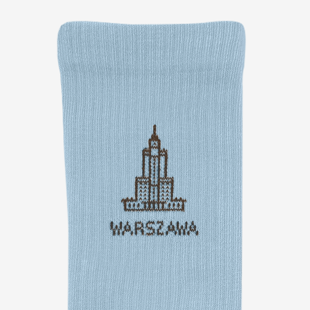 Skarpetki Sportowe Warszawa Pałac Kultury Błękit