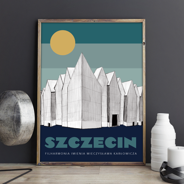 Plakat Szczecin Filharmonia 50x70