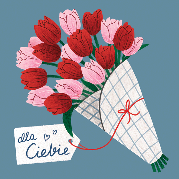 Card For Mom Tulips