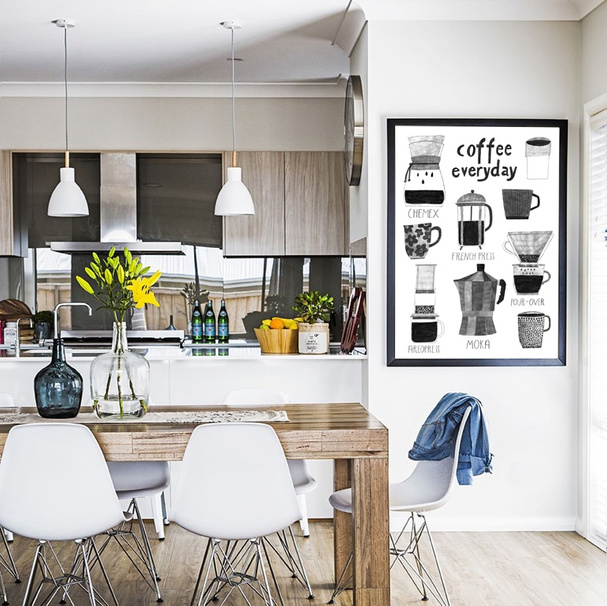 Plakat Coffee Everyday 30x40