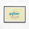 Mermaid Cabrio Poster 21x30