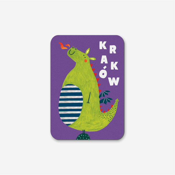 Cracow Dragon Barrel magnet