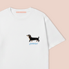 T-shirt Dachshund White