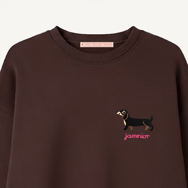 Sweatshirt Dachshund Chocolate