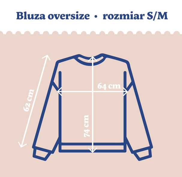 Bluza Pierogi Brudny Róż
