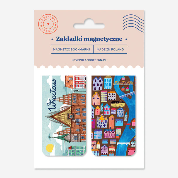 Zakładki Magnetyczne Wrocław Ratusz + Mapa