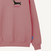 Sweatshirt Dachshund Old Rose