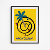 Plakat Warszawa Rondo z Palmą 40x50