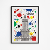 Poster Palace of Culture Blobs 50x70