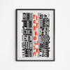 Plakat Łódź Piotrkowska 40x50