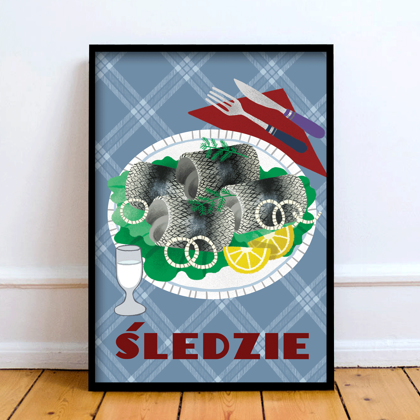 Plakat Śledzie 21x30