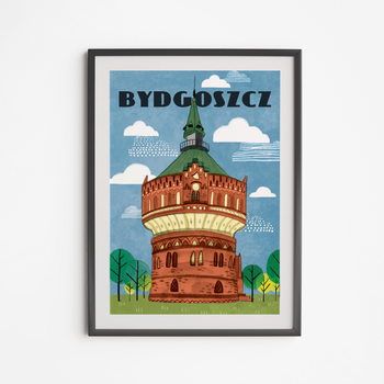 Bydgoszcz Pressure Tower Poster 50x70
