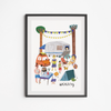 Plakat Wczasy 50x70