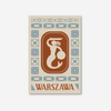Pocztówka Warszawa Syrenka Sgraffito